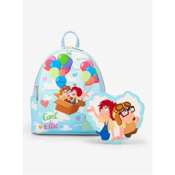 Loungefly Disney Pixar Up Carl & Ellie Balloon Mini Backpack with Coin Purse main image 5